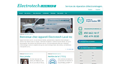 Desktop Screenshot of electrotechlaval.ca